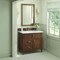 James Martin Vanities 36'' Single Vanity, Mid-Century Walnut w/ 3 CM White Zeus Quartz Top 424-V36-WLT-3WZ - alternate 4
